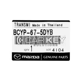 Mazda 3 2019-2023 Fließheck Original Smart Remote Key 2+1 Tasten 433MHz BCYP-67-5DYB