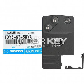 Mazda CX-9 2009–2011 Original Smart Key Card Proximity Remote 433 MHz TDY6–67–5RYA