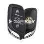 MG 2024 Hybrid Original Smart Remote Key 3 Buttons 433MHz black Color