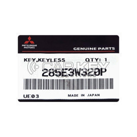 Mitsubishi Mirage 2024 Original Smart-Fernschlüssel 3 Tasten 433 MHz 285E3W320P