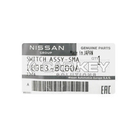 Nissan Micra 2004 Original Smart-Fernschlüssel 2 Tasten 433 MHz 285E3-BC00A / 285E3-AX086