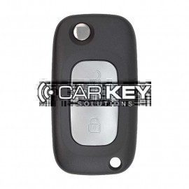 Nissan Micra Note Navara Qashqai Modifizierter Klappschlüssel mit 2 Tasten, 433 MHz / PCF7946-Transponder