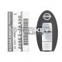Nissan Note Micra Leaf Juke Micra 2010–2017 Original Smart Key 433 MHz 285E3-1KA0D / 285E3-1KA9D