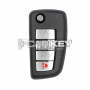 Nissan Qashqai Aftermarket Flip Remote 4 Tasten 433MHz