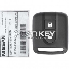 Nissan Qashqai Navara Micra 2003-2010 Original Remote Head Key 433MHz 28268-AX61A