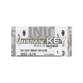 Nissan Sentra/Almera 2024 Original-Smart remote key 3+1 buttons 433.92 MHz 285E3-6LY4E/285E3-6LY4A