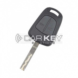 Opel Astra H Remote Control Non-Flip 2 Buttons 433MHz with Lock Original
