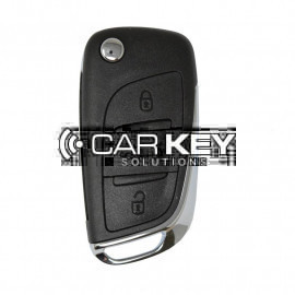 Original Citroen Klappschlüssel, 3 Tasten, 434 MHz, Transponder PCF7936