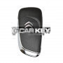 Original Citroen Klappschlüssel, 3 Tasten, 434 MHz, Transponder PCF7936
