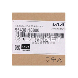 Original Kia Rio 2025 Klappschlüssel mit Fernbedienung, 3 Tasten, 433 MHz, Teilenummer 95430-H8800