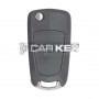 Original Klappschlüssel für Opel Vectra C, 2 Tasten, 433 MHz