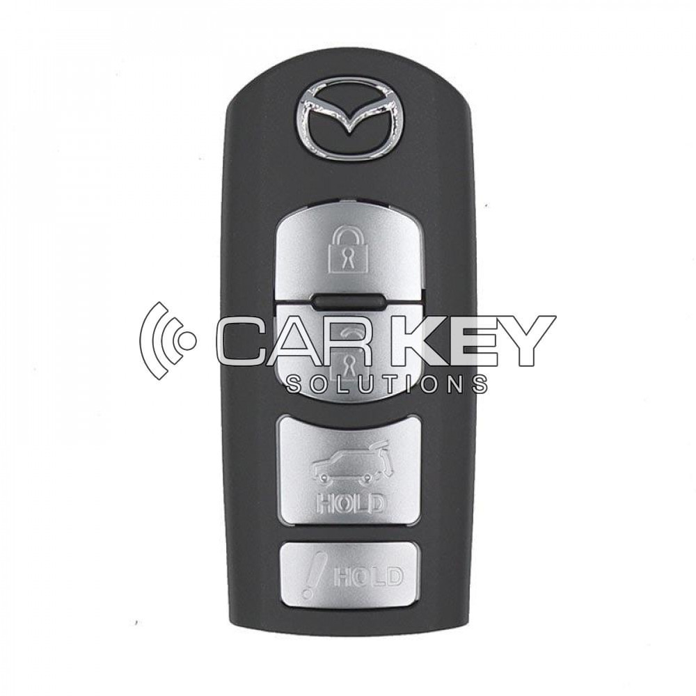 Original Mazda CX-9 Smart-Fernbedienungsschlüssel (2016–2019) mit 4 Tasten, 315 MHz, Teilenummer TKY2-67-5DY