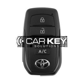 Original Toyota BZ4X 2023 Smart-Fernbedienungsschlüssel mit 3 Tasten (433,58/434,42 MHz)