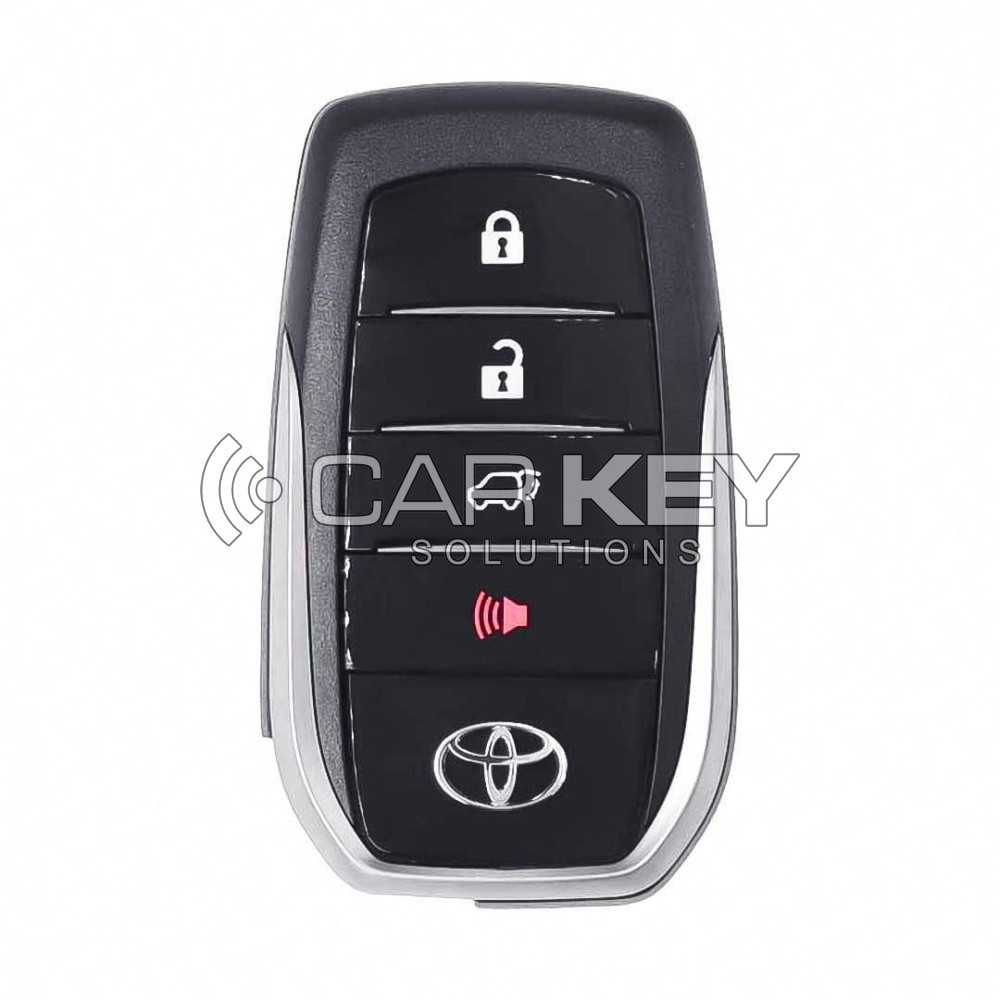 Original Toyota Fortuner 2016-2022 Smart-Fernbedienungsschlüssel mit 4 Tasten, 433 MHz, 89904-0K091