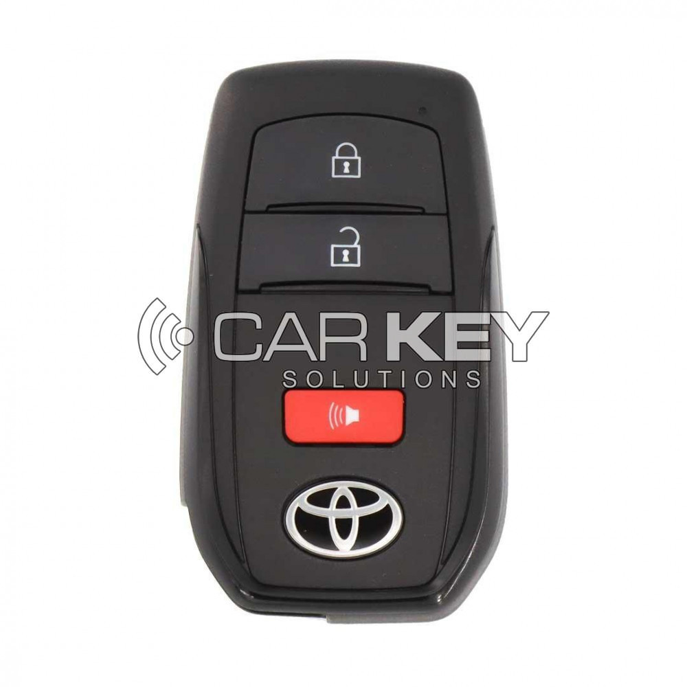 Original Toyota Land Cruiser 2022-2024 Smart-Fernbedienungsschlüssel mit 2+1 Tasten, 433,58/434,42 MHz, 8990H-60552 / 8990H-60551 / 8990H-60550