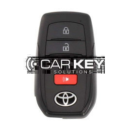 Original Toyota Land Cruiser 2022-2024 Smart-Fernbedienungsschlüssel mit 2+1 Tasten, 433,58/434,42 MHz, 8990H-60552 / 8990H-60551 / 8990H-60550