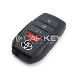 Original Toyota Land Cruiser Prado 2024 Smart-Fernbedienungsschlüssel mit 3+1 Tasten, 433 MHz, 8990H-60811 / 8990H-60810