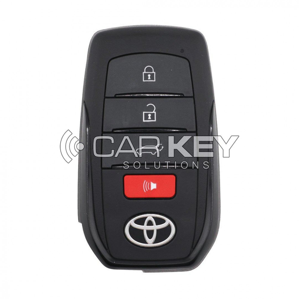 Original Toyota Land Cruiser Prado 2024 Smart-Fernbedienungsschlüssel mit 3+1 Tasten, 433 MHz, 8990H-60811 / 8990H-60810
