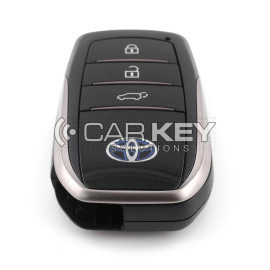 Original Toyota Venza 2024 Smart-Fernbedienungsschlüssel mit 3 Tasten (433,58/434,42 MHz)