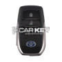 Original Toyota Venza 2024 Smart-Fernbedienungsschlüssel mit 3 Tasten (433,58/434,42 MHz)