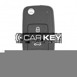 Original Volkswagen Passat 2012–2018 Proximity-Klappschlüssel mit 3 Tasten, 433 MHz, MQB 5K0837202BH / 5K0837202BR