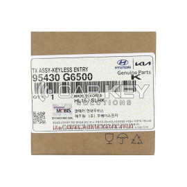 Originale Kia Morning 2017 Klappfernbedienung mit 3 Tasten, 433 MHz, Teilenummer 95430-G6500