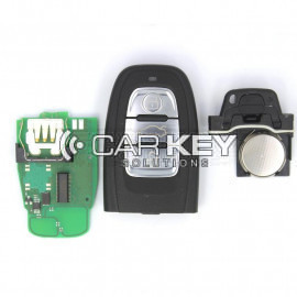 Originaler Audi A4 2010–2016 Funkschlüssel (ohne Keyless-System), 3 Tasten, 433 MHz