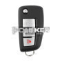 Originaler Klappschlüssel mit Fernbedienung für Nissan Rogue (2014–2020), 2+1 Tasten, 433 MHz