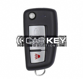 Originaler Klappschlüssel mit Fernbedienung für Nissan Rogue (2014–2021), 433 MHz, Teilenummer 28268-4CB1B