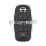 Originaler Smart-Fernbedienungsschlüssel für Nissan Versa 2023 mit 3+1 Tasten, 433 MHz, 285E3-6LY1A / 285E3-6LY1E