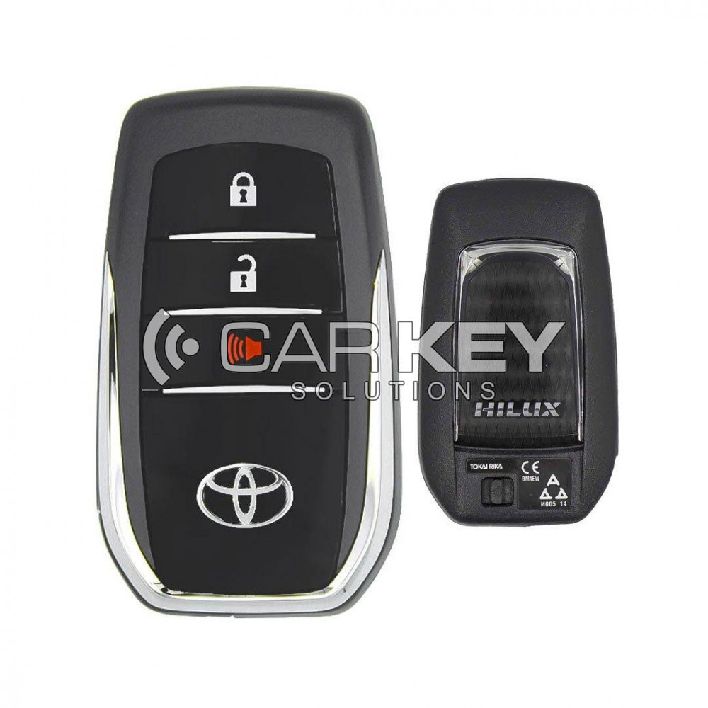 Originaler Smart-Fernbedienungsschlüssel für Toyota Hilux (2016–2023), 433 MHz, Teilenummer: 89904-0K061 / 89904-0K490