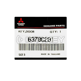 Original-Fernschlüssel für Mitsubishi L200 2019, 2 Tasten, 433 MHz, 6370C201