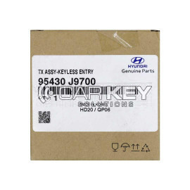 Original-Klappschlüssel für Hyundai Kona 2019, 4 Tasten, 433 MHz, 95430-J9700