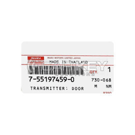 Original-Smart-Fernschlüssel für Isuzu, 4 Tasten, 433 MHz, 7-55197459-0