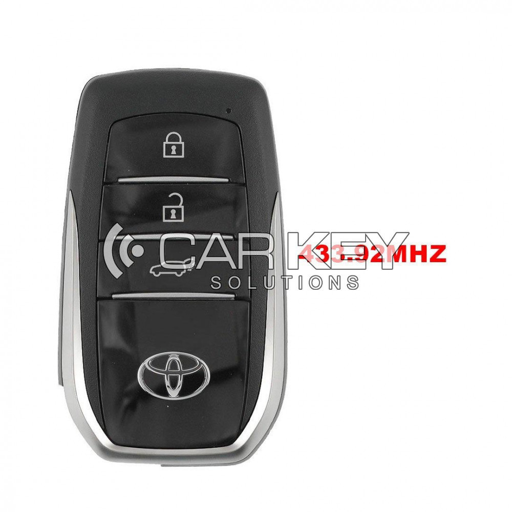 Original-Smart-Fernschlüssel für Toyota Land Cruiser 2022–2024, 3 Tasten, 433,92 MHz, 8990H-60511