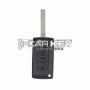 Peugeot 407 408 0523 Modell Klapp-Funkschlüssel 3 Tasten 433 MHz ASK PCF7941A Transponder VA2 Klinge