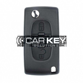 Peugeot 407 Flip Fernbedienung 3 Tasten 433MHz ASK