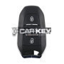 Peugeot Citroen Opel Smart Remote Key 3 Tasten Limousine Kofferraum 433MHz