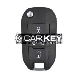 Peugeot Flip Funkschlüssel 3 Tasten Schiebetür 434MHz Chip 4A 9809825177 / 2015DJ2893 / 08454610 / HUF8435