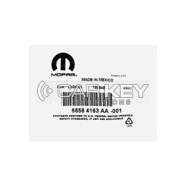 RAM 1500 TRX 2019-2021 Original Smart-Fernschlüssel 3+1 Tasten 433MHz 68584163AA