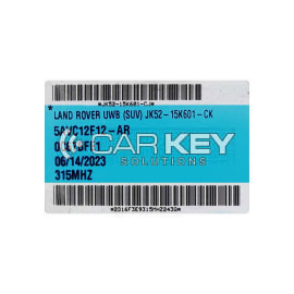 Range Rover 2019–2024 Original Smart PEPS Funkschlüssel 4 + 1 Taste 315 MHz JK52-15K601-CK / LR116873