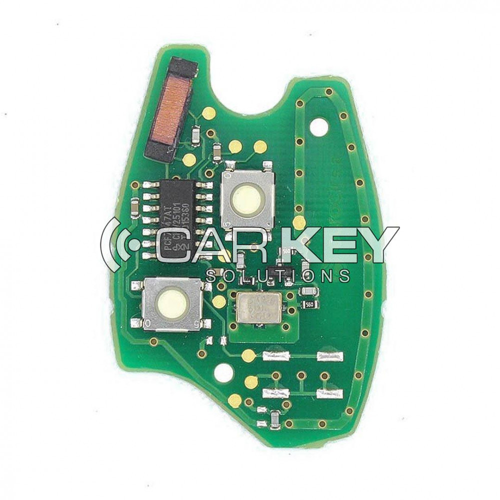 REN Duster 2013–2014 Original-Fernbedienung PCB 2 Tasten 433 MHz PCF7947 Transponder