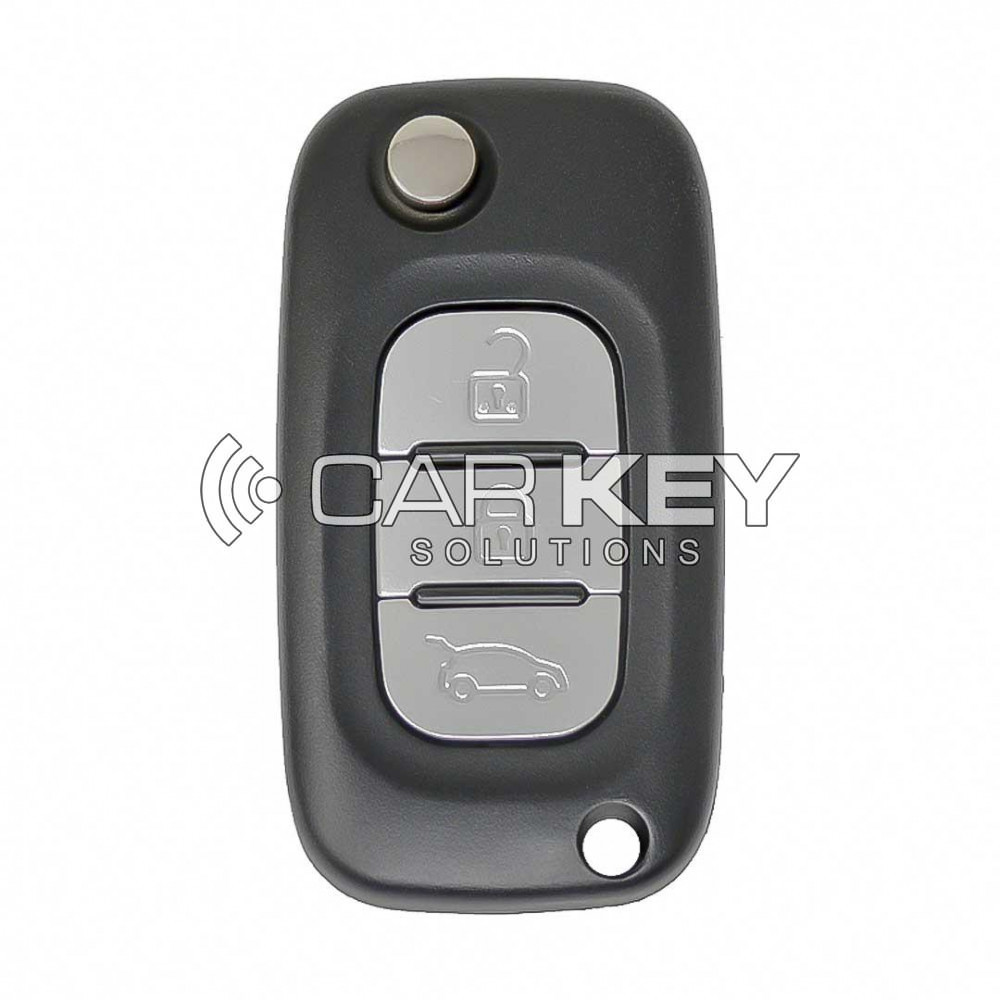 Ren Symbol Trafic Flip-Fernbedienungsschlüssel, 3 Tasten, 433 MHz, AES PCF7961M, Transponder, FCC-ID: CWTWB1G767