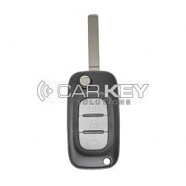 Ren Symbol Trafic Flip-Fernbedienungsschlüssel, 3 Tasten, 433 MHz, AES PCF7961M, Transponder, FCC-ID: CWTWB1G767