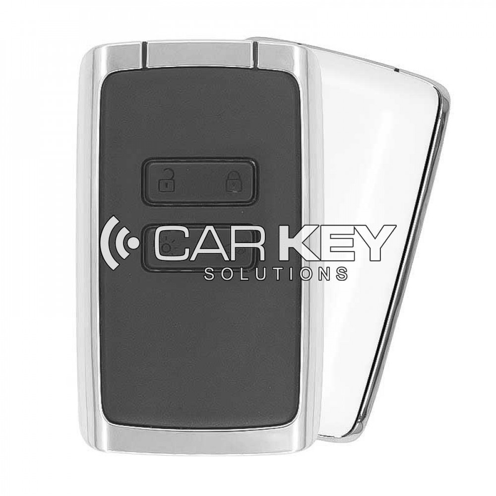 Renault Clio5 Captur Talisman Megane 4 Espace 5 Scenic Kadjar 2016–2020 Smart Card Schlüssel 4 Tasten 433 MHz NCF29A1M 4A Farbe Weiß