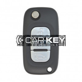 Renault Fluence Megane 3 Klappschlüssel, 3 Tasten, 433 MHz PCF7961A Transponder