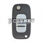 Renault Fluence Megane 3 Klappschlüssel, 3 Tasten, 433 MHz PCF7961A Transponder