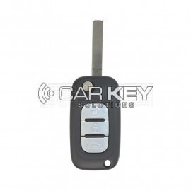 Renault Fluence Megane 3 Klappschlüssel, 3 Tasten, 433 MHz PCF7961A Transponder