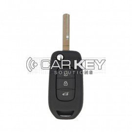 Renault Symbol Twingo Duster Sandero Flip-Funkschlüssel 3 Tasten 433 MHz AES PCF7961 Transponder HYN17 Klinge