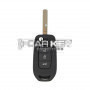 Renault Symbol Twingo Duster Sandero Flip-Funkschlüssel 3 Tasten 433 MHz AES PCF7961 Transponder HYN17 Klinge